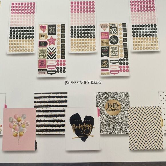✨🌸📆 ADORABLE 12 month planner kit✨ You go girl!✨ - Picture 4 of 12
